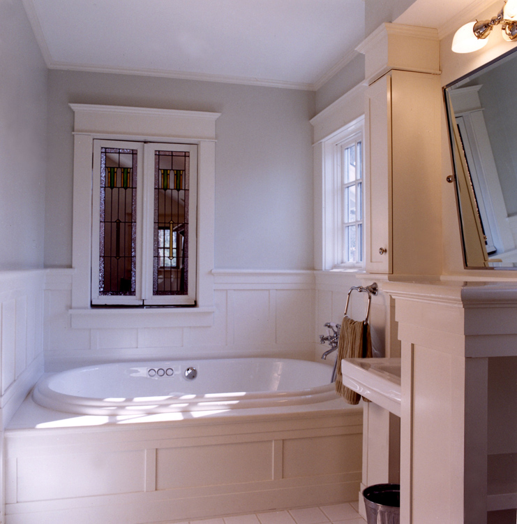 Master Bathroom With Whirlpool NW Washington DC Home