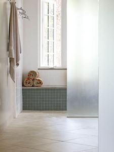 Roll-in shower brings luxury and functionality to a new master bath