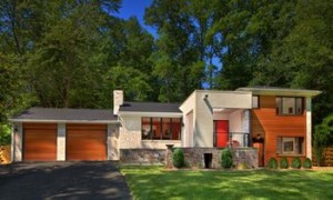 Silver Spring split-foyer becomes modern work of architecture after exterior facelift