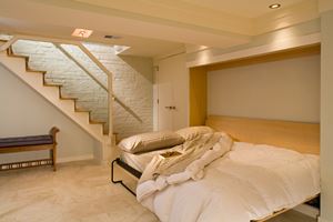 Murphy beds provide multipurpose use for basement suites