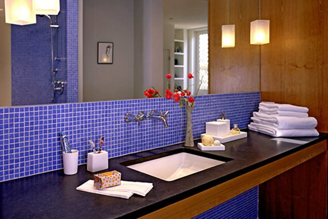 Blue Bathroom Tile