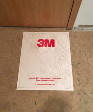 Sticky Mat - Floor Protection During Remodel