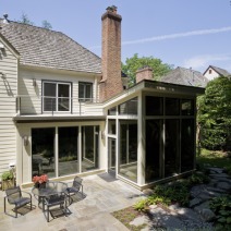 sunroom and deck addition