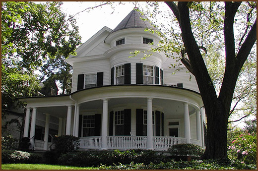 Exterior of a Queen Anne style home
