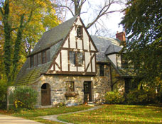 Tudor style home