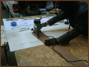 window and door arch trim