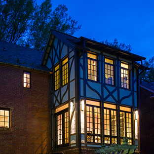 Tudor style home