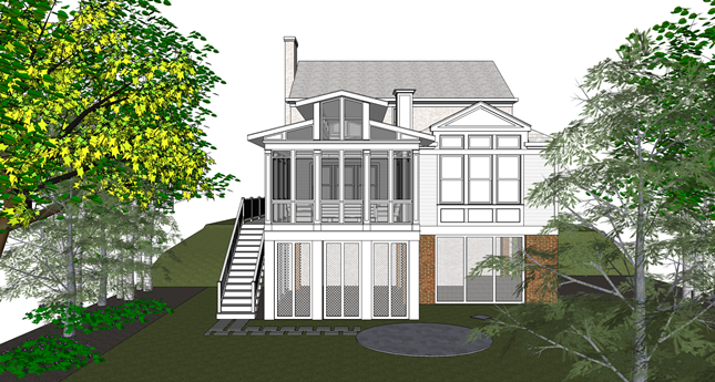 Porch Construction Sketch