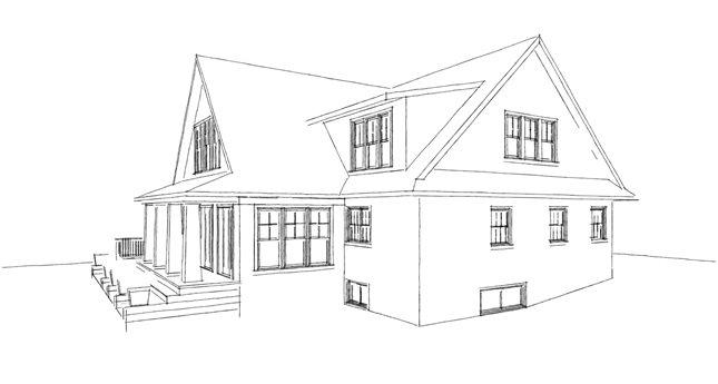 New Drawer With Ruler To Sketch Houses for Beginner