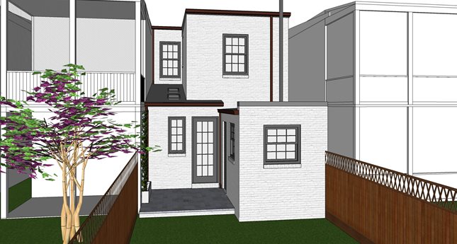 Row House Addition CAD