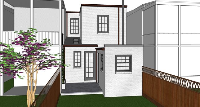 Row House Addition CAD