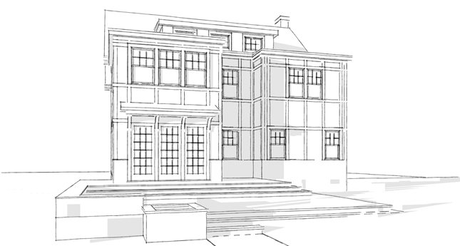 Woodley Park Home Addition Sketch