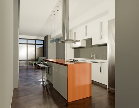 Row House Addition Interior CAD