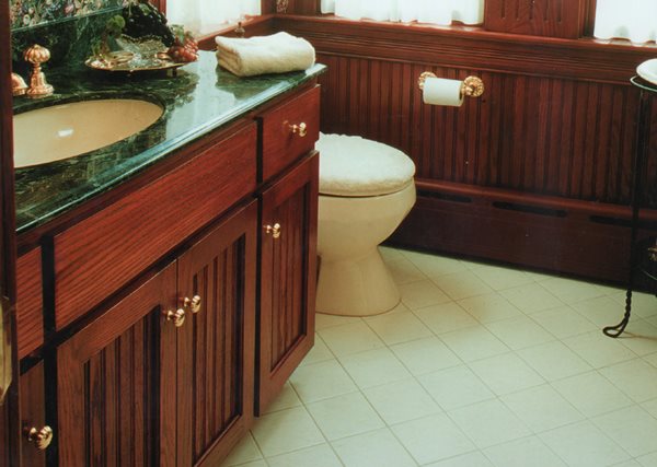 Wainscoting in Bathroom