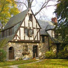 Tudor style home