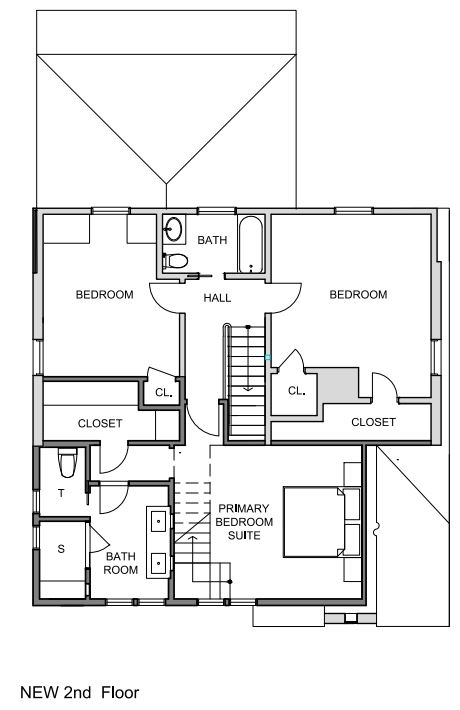 Wentworth second floor addition blueprints