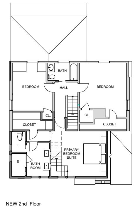 Wentworth second floor addition blueprints