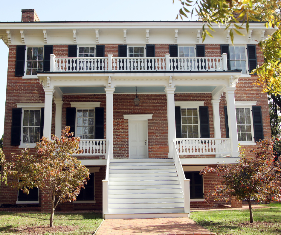 A home in the Greek Revival style